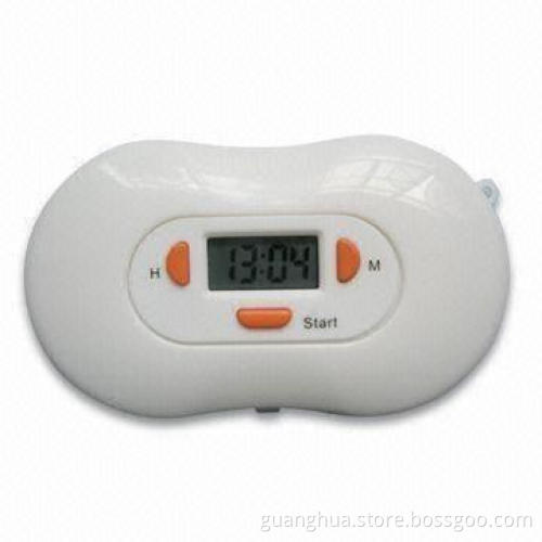 Pill Box Timer, Can Hold Tablets and Capsules, Measures 8.05 x 4.95 x 2.0cm